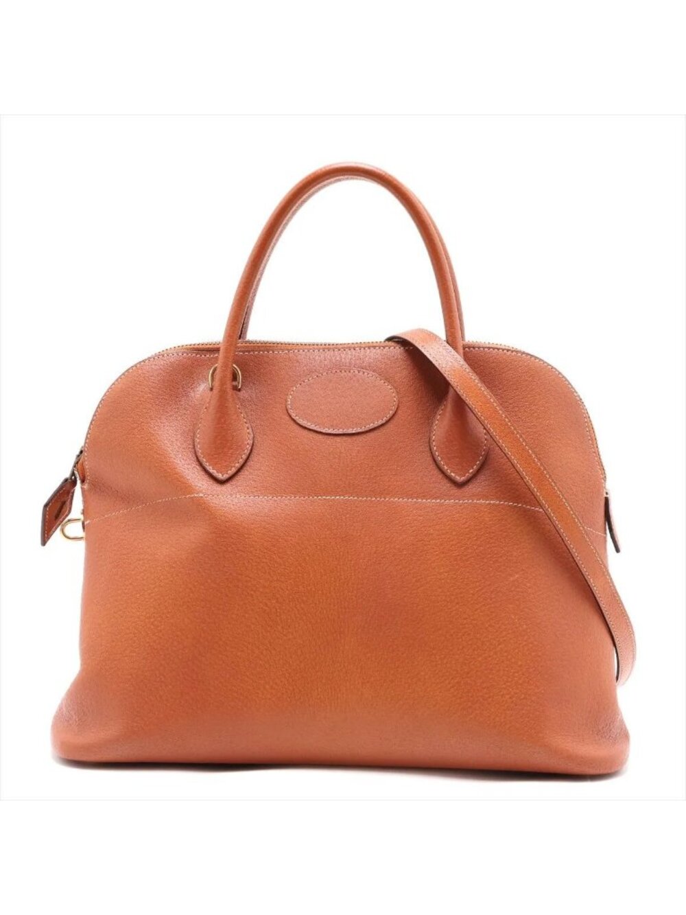 Hermes Pigskin Bolide 35 Leather 2-Way Shoulder Bag Crossbody Hand Tote